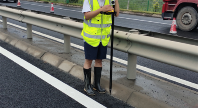 交通規(guī)劃設計一院組織開展G233克黃線高青黃河大道路口段大中修工程外業(yè)測量和調查工作