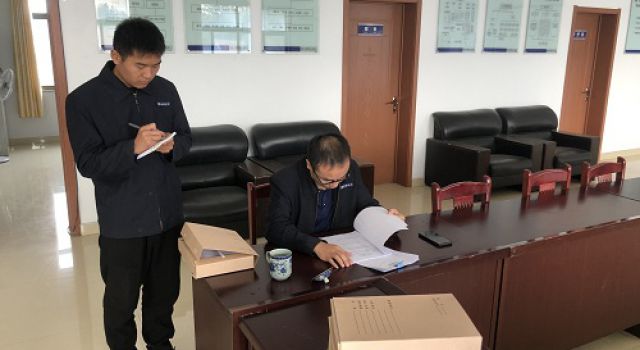 一公司檢查組對膠海線總監(jiān)辦進(jìn)行第三季度檢查