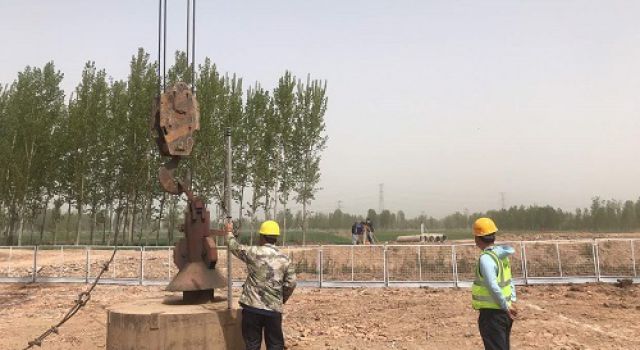 大西環(huán)項目一分部進(jìn)行強(qiáng)夯首件施工