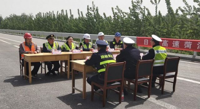 日蘭巨菏改擴(kuò)建項(xiàng)目開(kāi)展道路擁堵應(yīng)急演練