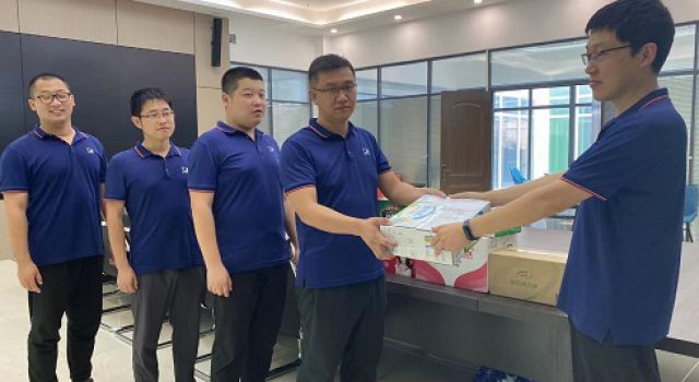 夏送清涼暖人心，細心關(guān)懷鼓干勁——四公司設(shè)計室開展2021年度“為員工辦實事、平安度夏送清涼”