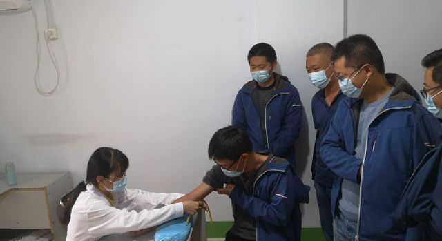 關(guān)注健康，五公司工會組織進(jìn)行健康體檢