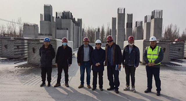 青島第一市政到淄博快速路智慧梁場(chǎng)和施工現(xiàn)場(chǎng)觀摩學(xué)習(xí)