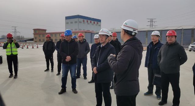山東高速基礎(chǔ)設(shè)施建設(shè)有限公司黨委副書記、總經(jīng)理陳成勇一行督導(dǎo)濟(jì)高高速項(xiàng)目