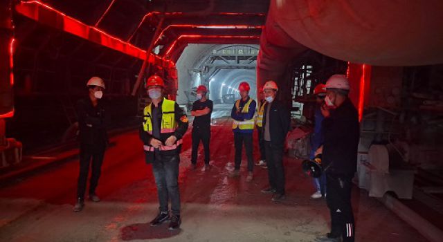 四川九綿高速JL8總監(jiān)辦組織隧道施工技術交流學習現(xiàn)場會議