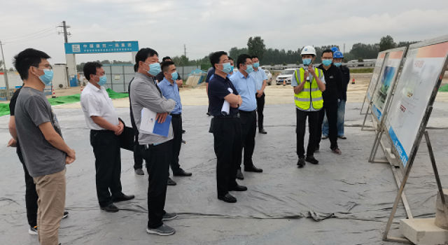 基礎(chǔ)設(shè)施建設(shè)公司黨委副書(shū)記、總經(jīng)理陳成勇督導(dǎo)濟(jì)高項(xiàng)目