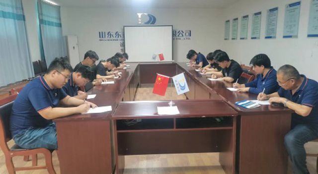 張臺線總監(jiān)辦組織企業(yè)文化、業(yè)務(wù)知識考核