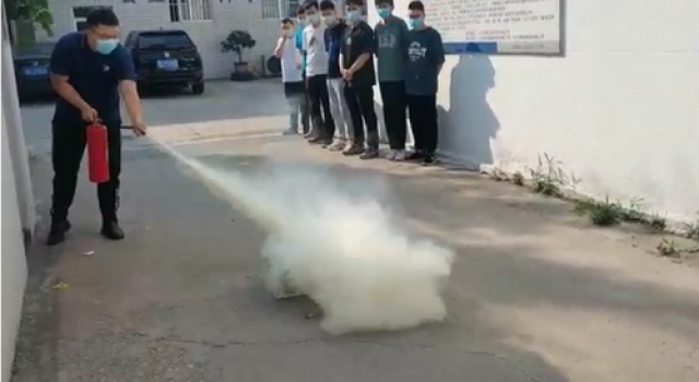 張臺線總監(jiān)辦組織消防演練