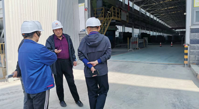 日照市南沿海公路日鋼段高架工程總監(jiān)辦對雨水管生產(chǎn)廠家進行現(xiàn)場考察