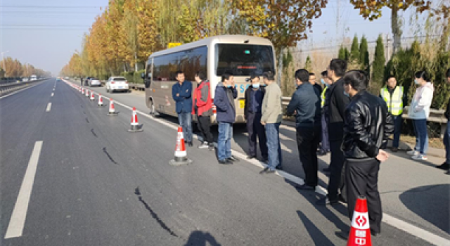 交通規(guī)劃設(shè)計(jì)一院參加2022年淄博市普通國(guó)省道路面維修提升養(yǎng)護(hù)專項(xiàng)工程交工驗(yàn)收工作