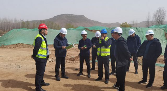 山東高速集團(tuán)基礎(chǔ)設(shè)施公司黨委書記薛志超一行調(diào)研臨臨項(xiàng)目