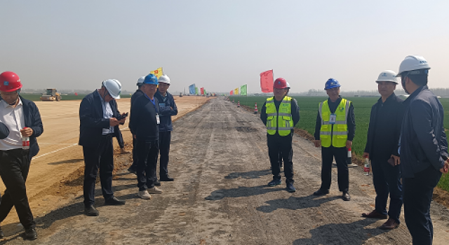 濟(jì)寧市交通運(yùn)輸局綜合督查組蒞臨鄒濟(jì)公路工程檢查指導(dǎo)工作