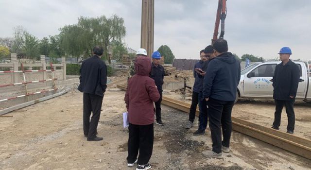 省水利廳對淄博市孝婦河生態(tài)修復(fù)項目 在建工程進行防汛度汛專項檢查