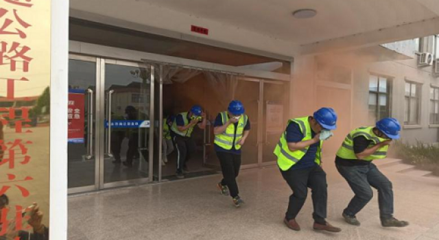 臨臨高速第六駐地辦舉行應(yīng)急演練