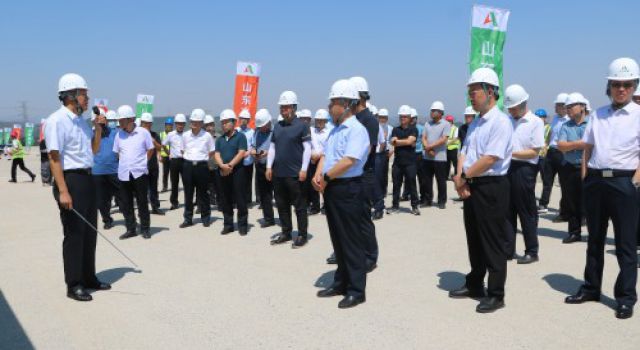 濟濰高速迎來山東高速集團觀摩團