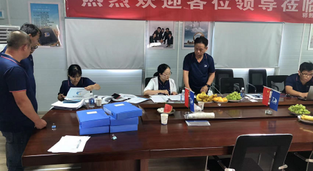 山東東泰工程咨詢有限公司對鄆鄄高速公路第一駐地辦進(jìn)行半年檢查