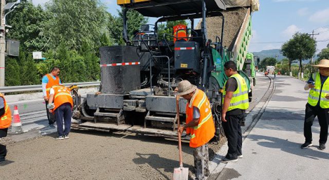 S231張臺線沂源段、S317博山段修復(fù)養(yǎng)護(hù)工程全面展開施工