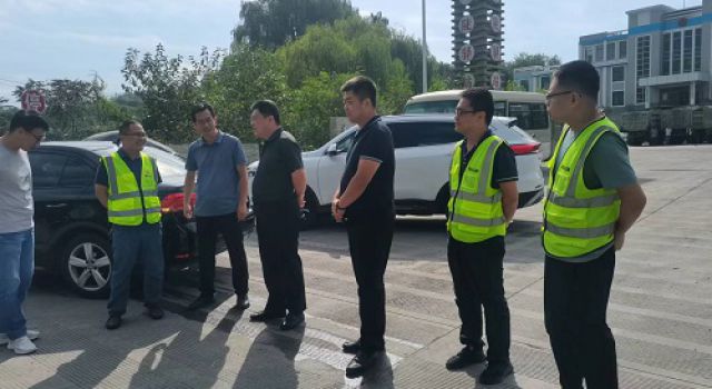 淄博市交通建設(shè)發(fā)展中心視察S317臨歷線博山段養(yǎng)護工程