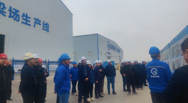 鄭洛高速項目到安羅高速豫冀省界至原陽段SG-4標(biāo)智慧化梁場交流學(xué)習(xí)