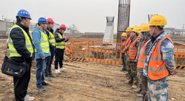 許昌繞城高速三駐地辦春節(jié)后復(fù)工復(fù)產(chǎn)安全、技術(shù)交底