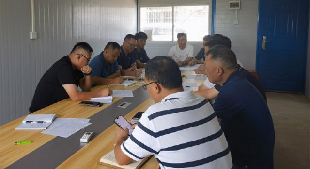 東泰咨詢橫欽高速公路JL4總監(jiān)辦組織召開13-1工區(qū)施工推進會