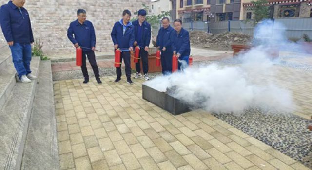 工地消防演練，守護(hù)安全防線