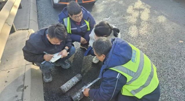 淄博市交通建設發(fā)展中心組織開展G309青蘭線臨淄區(qū)青州界至鄭王村段修復養(yǎng)護工程月度檢查