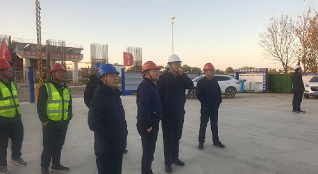 河南交投集團有限公司對許昌繞城XCTJ-3標進行2024年下半年質(zhì)量安全專項檢查