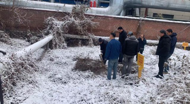 淄博快速路-寶山路熱力管線遷改項目預(yù)驗收